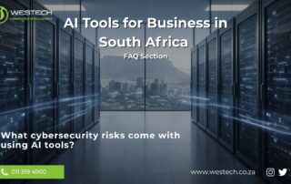 What cybersecurity risks come with using AI tools - AI Tools for Business in South Africa - FAQ