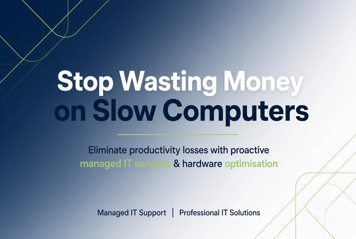 The Silent Budget Killer Inside Your Company! 3 slow computers - wasting money - westech
